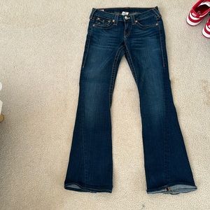 Women’s low waisted true religion jeans